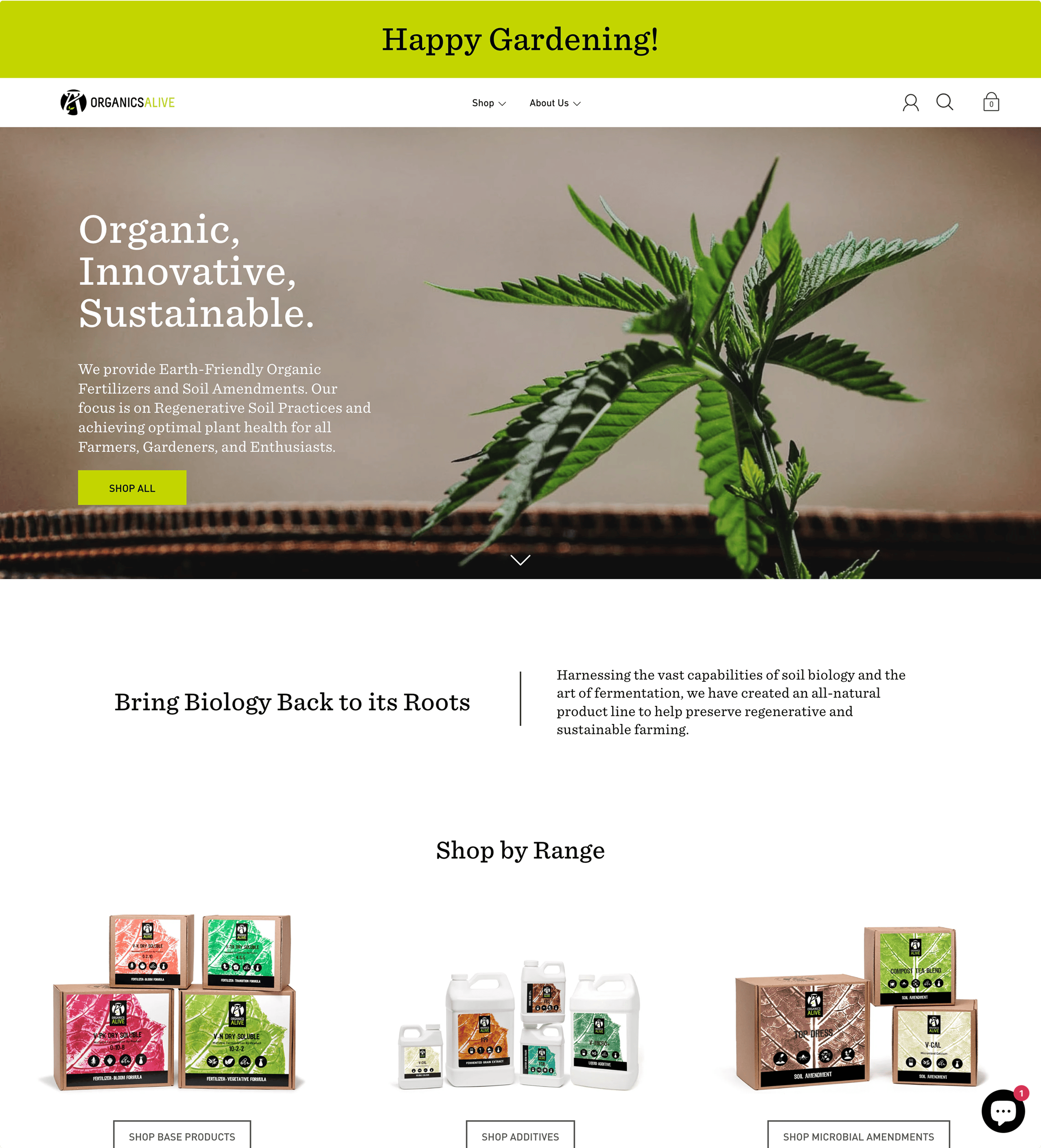 Organics Alive Garden