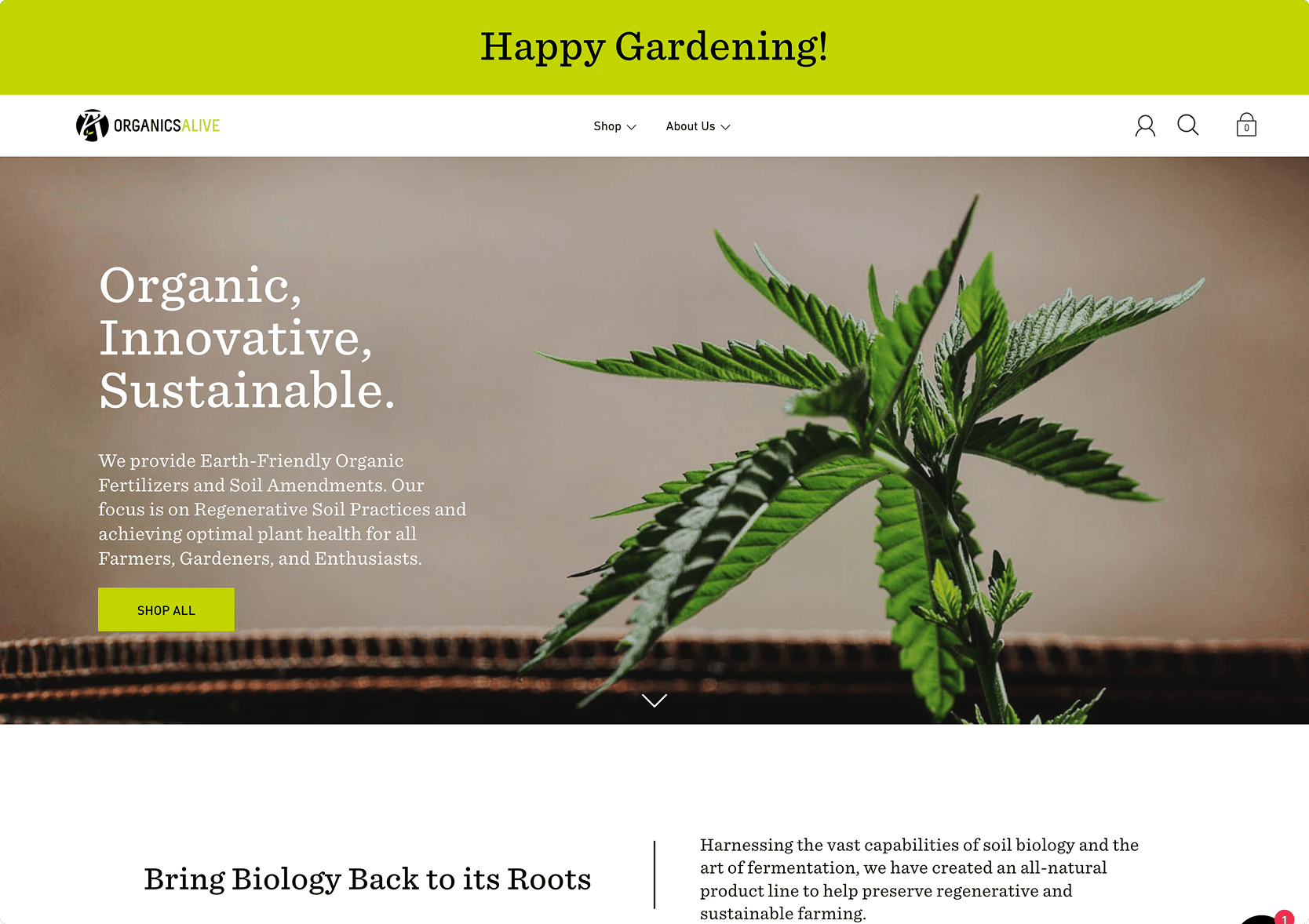 Organics Alive Garden